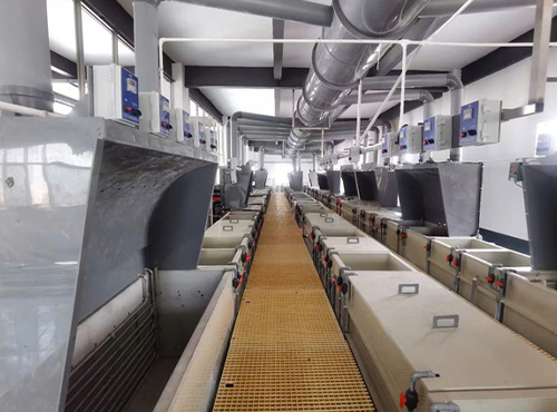 MANUAL PRODUCTION LINE FOR COPPER, BLACK IRON, TITANIUM OXIDE, OXYGEN, AND HARDOXY